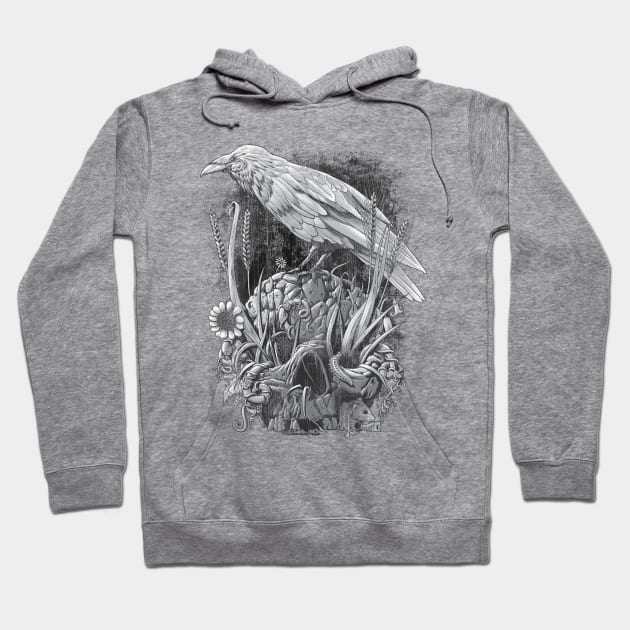 White Raven Hoodie by qetza